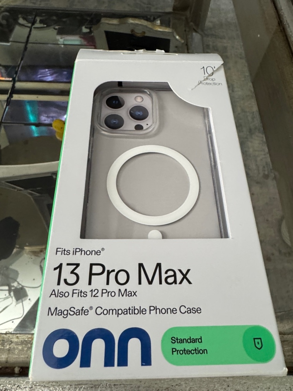 On Running MagSafe-Compatible iPhone 13 Pro Max Case — Clear with White Ring